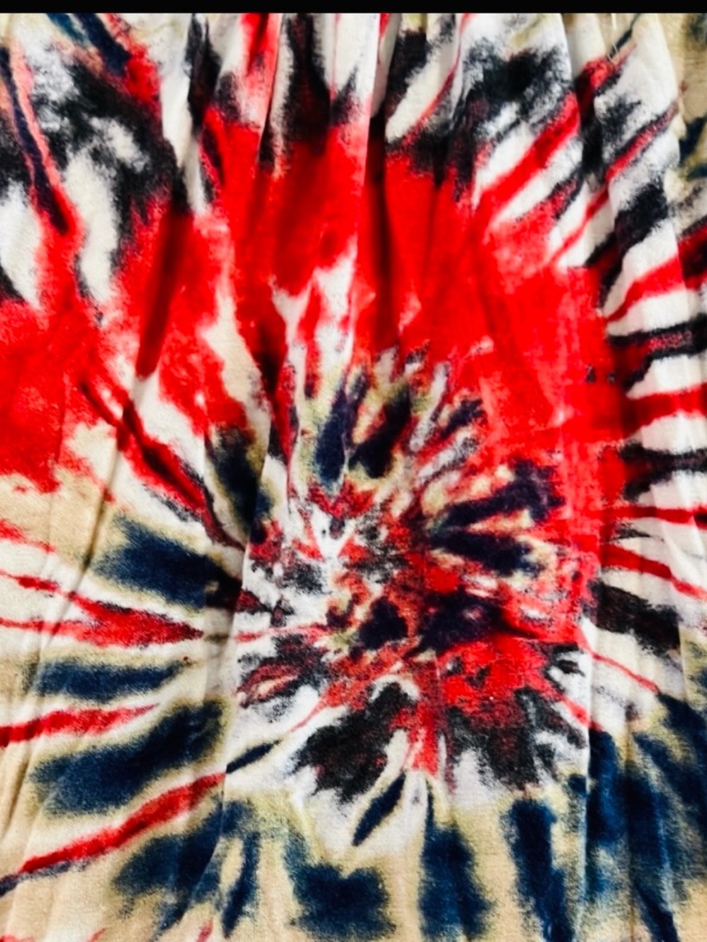 VENUS Red and Blue Tie-Dye Tank Top Size XL - Picture 4 of 8